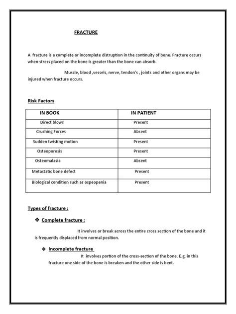 Complete Fracture | PDF | Bone | Knee