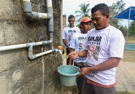 Sumur Bor Dari Mak Ganjar Penuhi Kebutuhan Air Bersih 250 KK Di Lampung