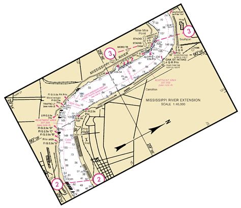 MISSISSIPPI RIVER EXTENSION nautical chart - ΝΟΑΑ Charts - maps