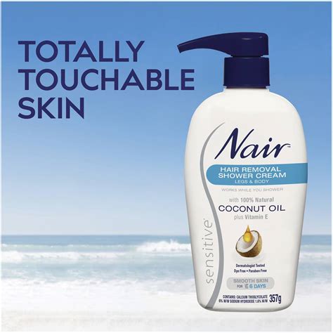 Nair Hair Removal Shower Cream Sensitive Coconut Oil G Woolworths