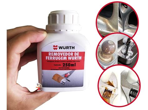 Removedor De Ferrugem Limpa Chassi Desengraxante Wurth 250ml Mercado