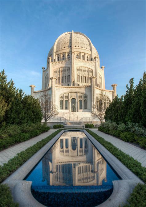 Baha'i House of Worship, Wilmette, Illinois (1953) - by John J. Earley ...