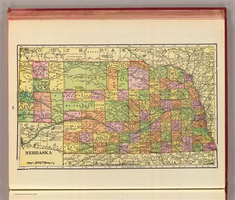 Logan County Nebraska 的旧地图