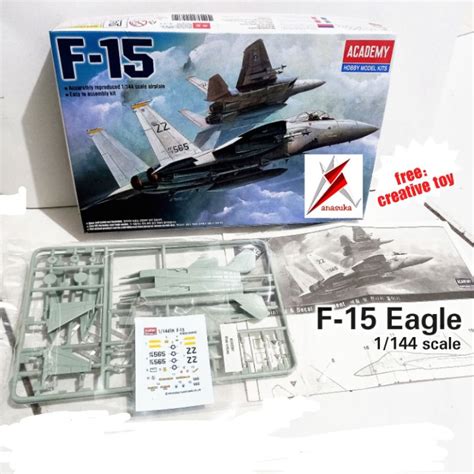 Jual Mainan Pesawat F 15 Model Kit Rakit 1 144 1 72 Shopee Indonesia