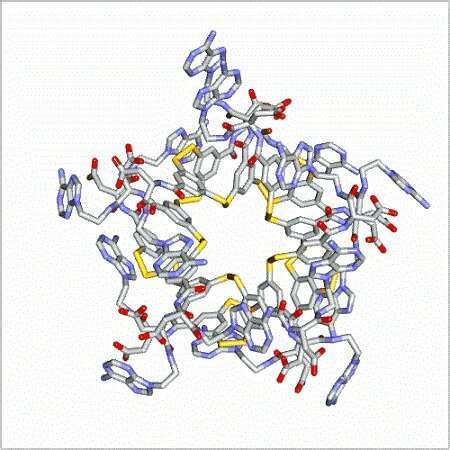 Researchers make complex molecule that spontaneously folds like a protein