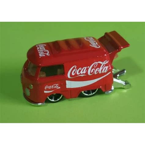 Vw Kombi Cool Coca Cola Custom Hot Wheels Escala Tamanho Cm Cm Novo Acompanha Embalagem