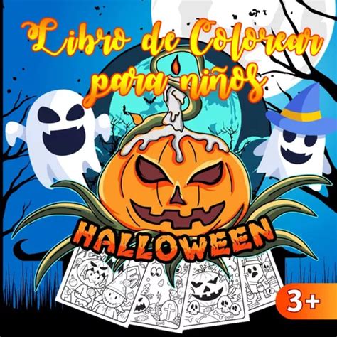 Halloween Libro De Colorear Para Niños 30 Dibujos Sen 71omm Envío gratis