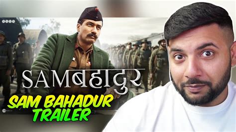 Pakistani Reacts To Sam Bahadur Official Trailer Vicky Kaushal