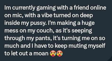 Pervconfession On Twitter She Has A Vibe In Her Pussy While Gaming With A Friend