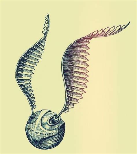 Golden Snitch Tattoo Design