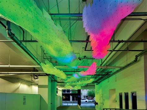 Parking garage art installation enhances daily weather talk | Arts ...