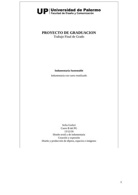 PDF PROYECTO DE GRADUACION Trabajo Final De Fido Palermo Edu