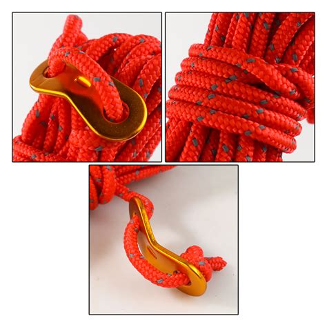 RayMING Tali Paracord Tali Tenda Climbing Rope 4M 4 Rol RY1A Red