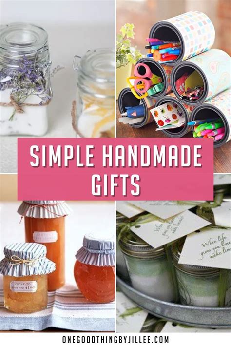 Simple Handmade Gifts Part Six Easy Handmade Gifts Handmade Gifts