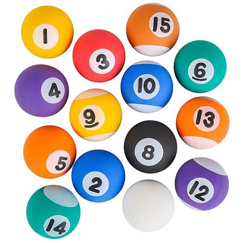 Toys Pool Ball Billiards Theme 1 Super Bouncy Ball Balls Pool Games