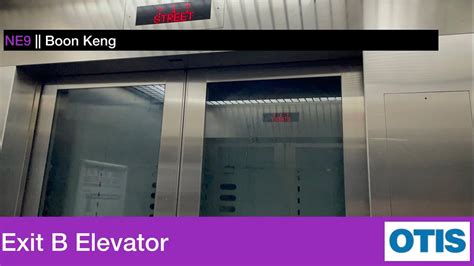 Boon Keng MRT Station Otis Elevator Exit B YouTube