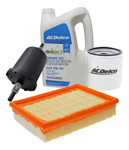 Kit Filtros Aceite Acdelco Sinte Original Celta Y Fun