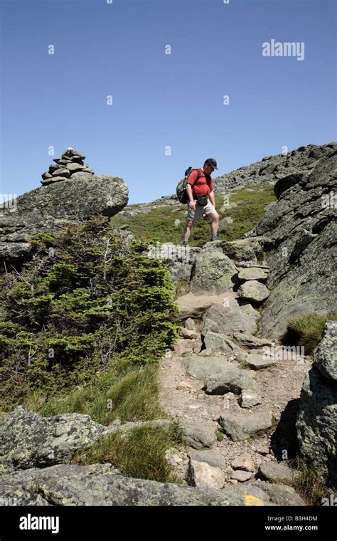 Appalachian Trail.White Mountains New Hampshire USA Stock Photo - Alamy