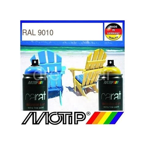 Motip Carat Ral 9010 Beyaz Mat Akrilik Sprey Boya 400 Ml Fiyatı