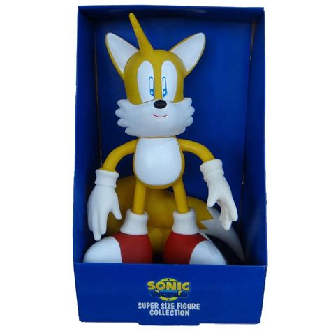 Boneco Tails Grande Sonic Collection No Shoptime