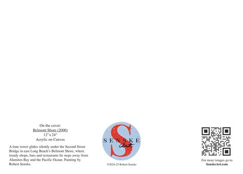 “Belmont Shore” 5” x 7” notecard – Senske Art