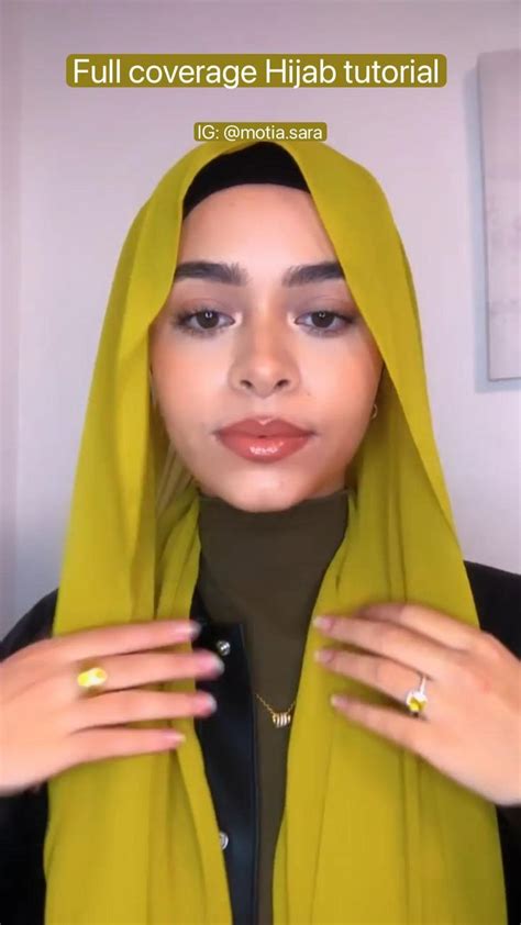 Full Coverage Hijab Tutorial In Hijab Tutorial Hijab Fashion