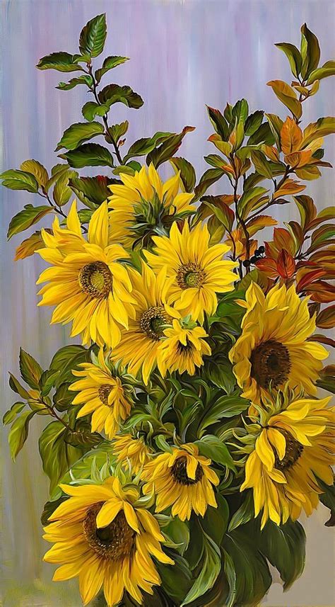 Watercolor Flower Art Flower Painting Inspiration Sunflowers