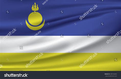 Flag Buryatia Flags Vector Stock Vector (Royalty Free) 499146403 ...