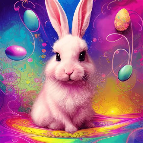 Intricate Easter Bunny Graphic · Creative Fabrica