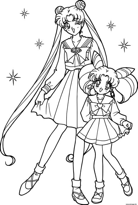 Coloriage Sailor Moon Dessin Sailor Moon à imprimer