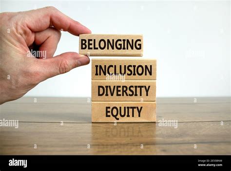 Equidad diversidad inclusión y símbolo de pertenencia Bloques de