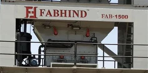 Hot Mix Plant For Road Construction Model Name Number FAB Capacity O Tons Per Hours