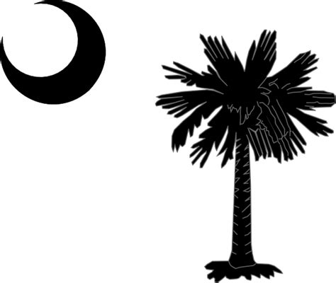 South Carolina Palmetto Tree And Moon - ClipArt Best