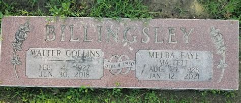 Walter Collins Billingsley 1927 2018 Find A Grave Memorial