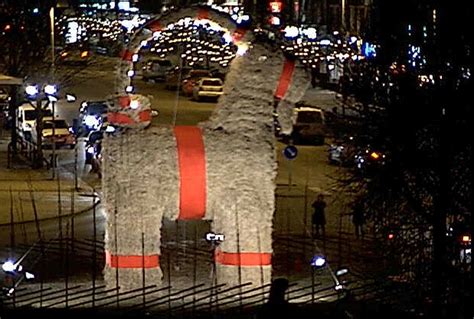 Will Swedish Vandals Burn Down The Giant Gävle Goat Again This Year?