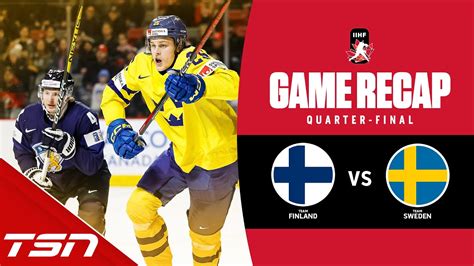 Finland Vs Sweden 2023 World Juniors Highlights YouTube