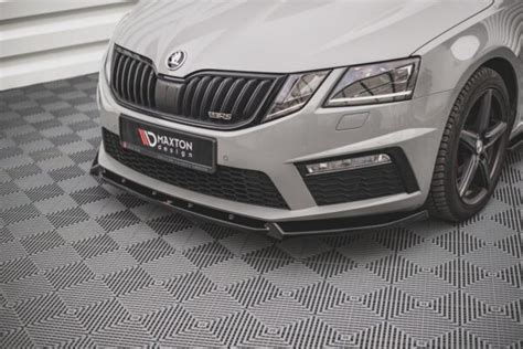 Maxton Front Splitter V Skoda Octavia Rs Mk Facelift F Nyes