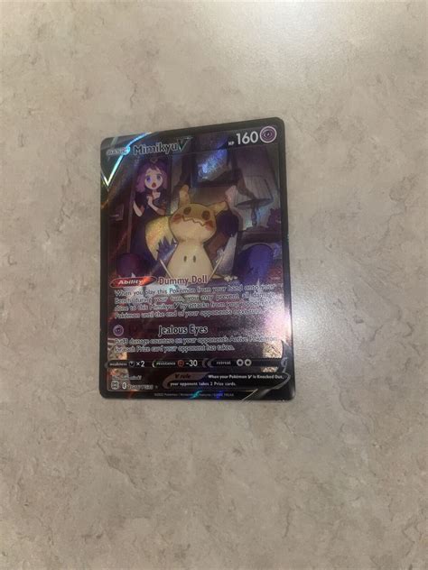 Mavin Pokemon Mimikyu V Brilliant Stars Full Art Trainer Gallery