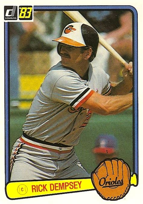 Orioles Card O The Day Rick Dempsey 1983 Donruss 329