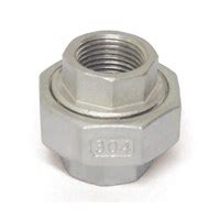 Stainless Steel Pipe Fitting Ss Bspt Npt Thread Screw Union Inch