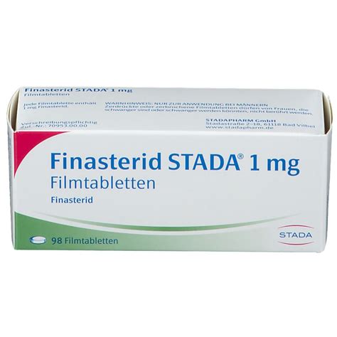 Finasterid STADA 1 Mg 98 St Mit Dem E Rezept Kaufen Shop Apotheke