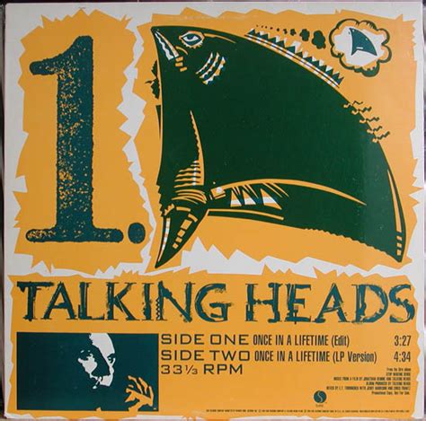 Talking Heads Once In A Lifetime Vinyl Allied Pressing 12 33 ⅓