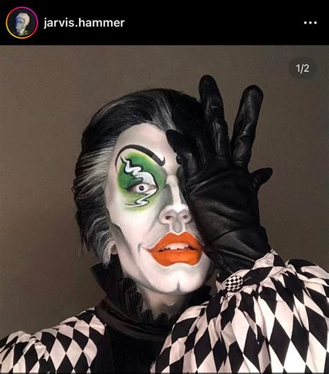 drag king clown makeup | Halloween makeup inspiration, Drag king makeup ...