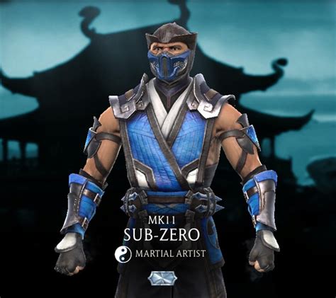 Sub-Zero - MK11, Diamond Martial Artist MK11 character - MKmobileInfo