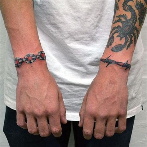 61 Awesome Barbed Wire Tattoo Designs For Men