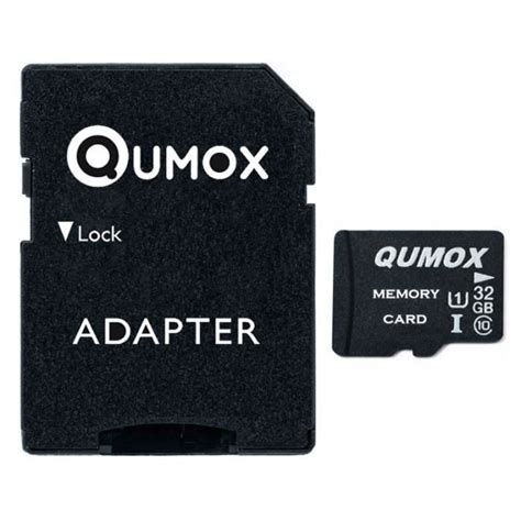 Qumox carte mémoire 16Go 16g micro sd sdhc classe 10 USH 1 pour