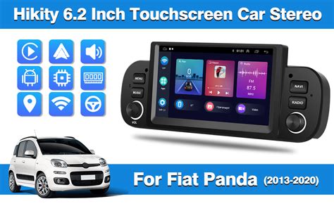 Hikity Autoradio Per Fiat Panda 2013 2020 Android 13 Radio Wireless