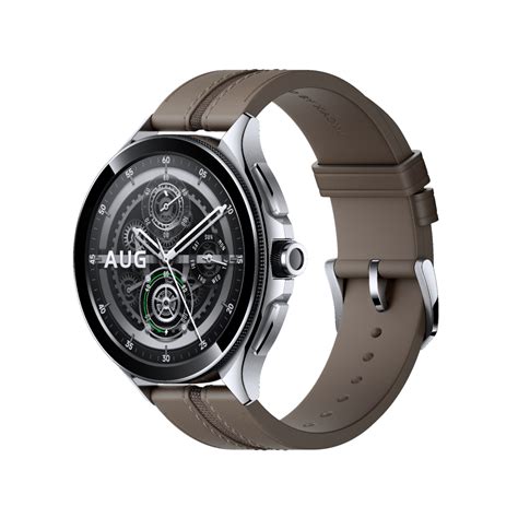 Смарт часы Xiaomi Watch 2 Pro Bluetooth Silver Case with Brown