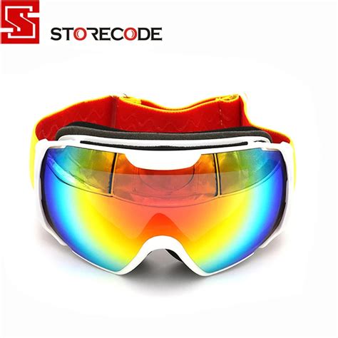 Storecode Brand Ski Goggles Double Uv400 Anti Fog Ski Mask Glasses