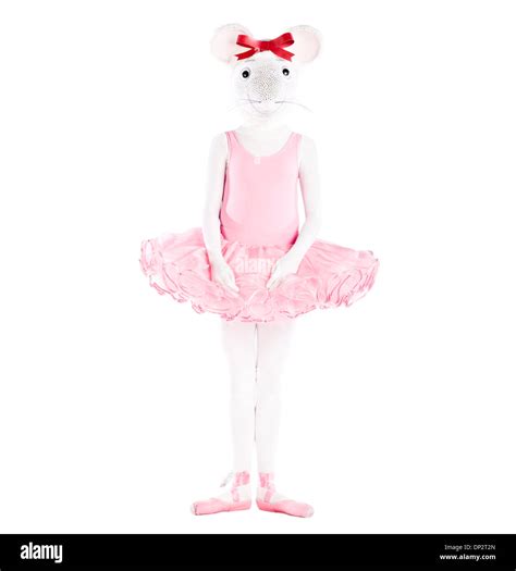 Angelina Ballerina Looking Into Camera Photographed In The Studio Stock